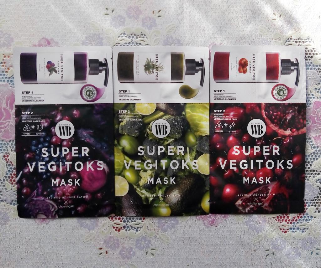 Chosungah By Vibes Wonder Bath Super Vegitoks Mask red  2-х ступенчатая система с детокс-эффектом