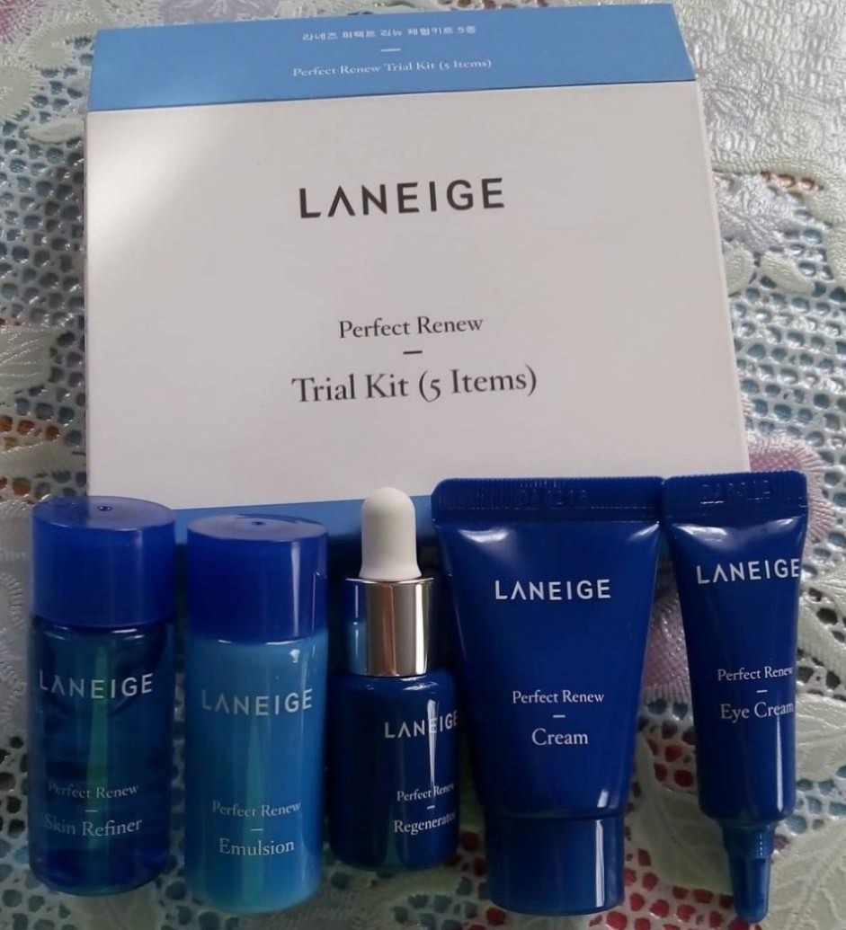 Laneige Perfect Renew trial kit 5 items, Набор мини-версий