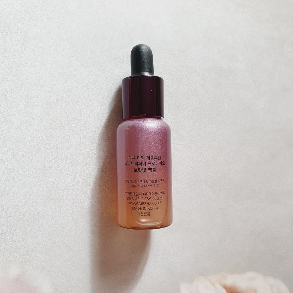 Time Revolution Night Repair Probio Ampoule Ночная восстанавливающая сыворотка для лица.