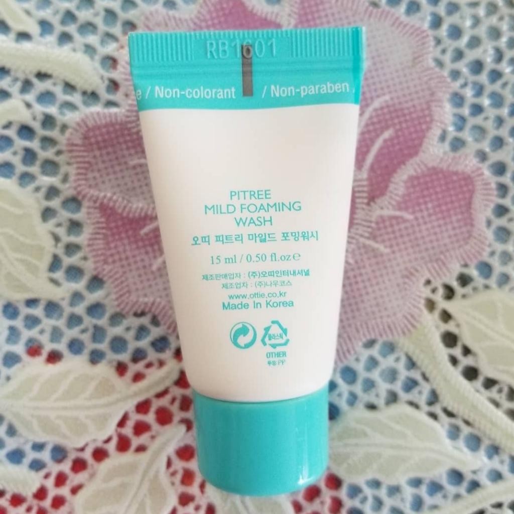 Ottie Pitree Mild Foaming Wash Пенка для чувствительной кожи