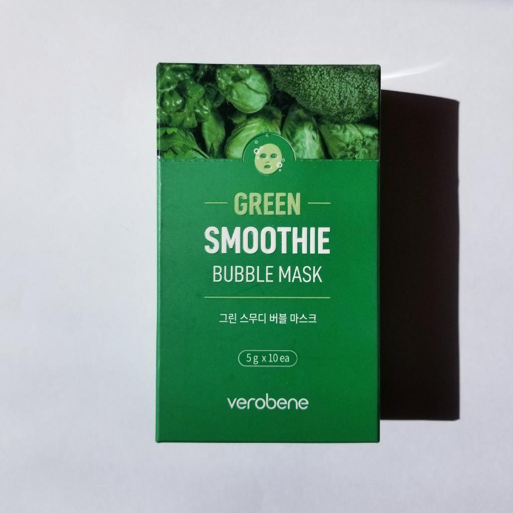Verobene Green (pink) Smoothie Bubble Mask Кислородные маски смузи