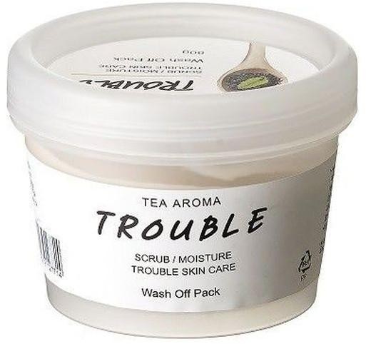 Inoface Wash off pack (Trouble) Увлажняющая маска-скраб для проблемной кожи на основе алое вера и зеленого чая.