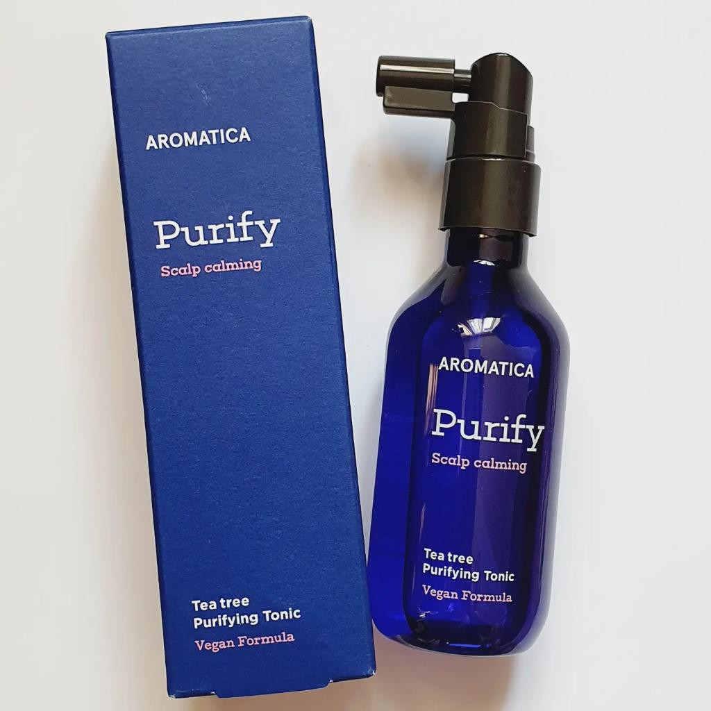 AROMATICA Tea Tree Purifying Tonic Тоник для жирной кожи головы с чайным деревом.