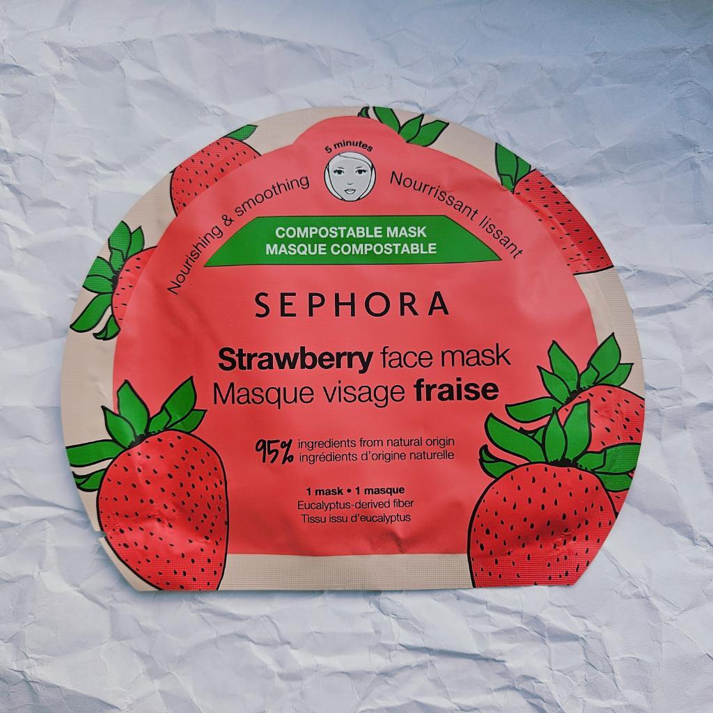 Sephora strawberry face mask  Тканевая маска с экстрактом клубники