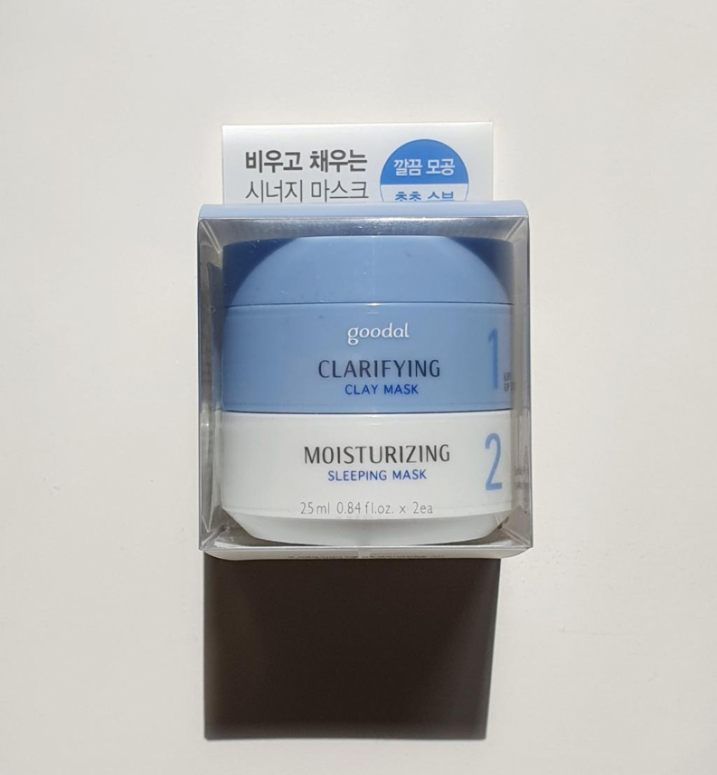 GOODAL Moist Synergy Mask Duo: Clarifying + Moisturizing Средство 2-в-1 для ухода за кожей (Очищение и Увлажнение)