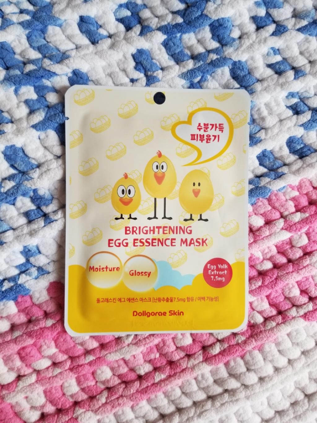DOLLGORAE Skin Essence Mask  Бюджетные осветляющие тканевые маски.