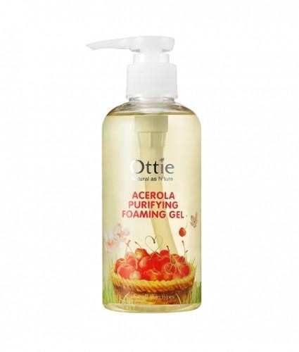 Ottie Acerola Purifying Foam Sample Гель - пенка для умывания с экстрактом вишни.