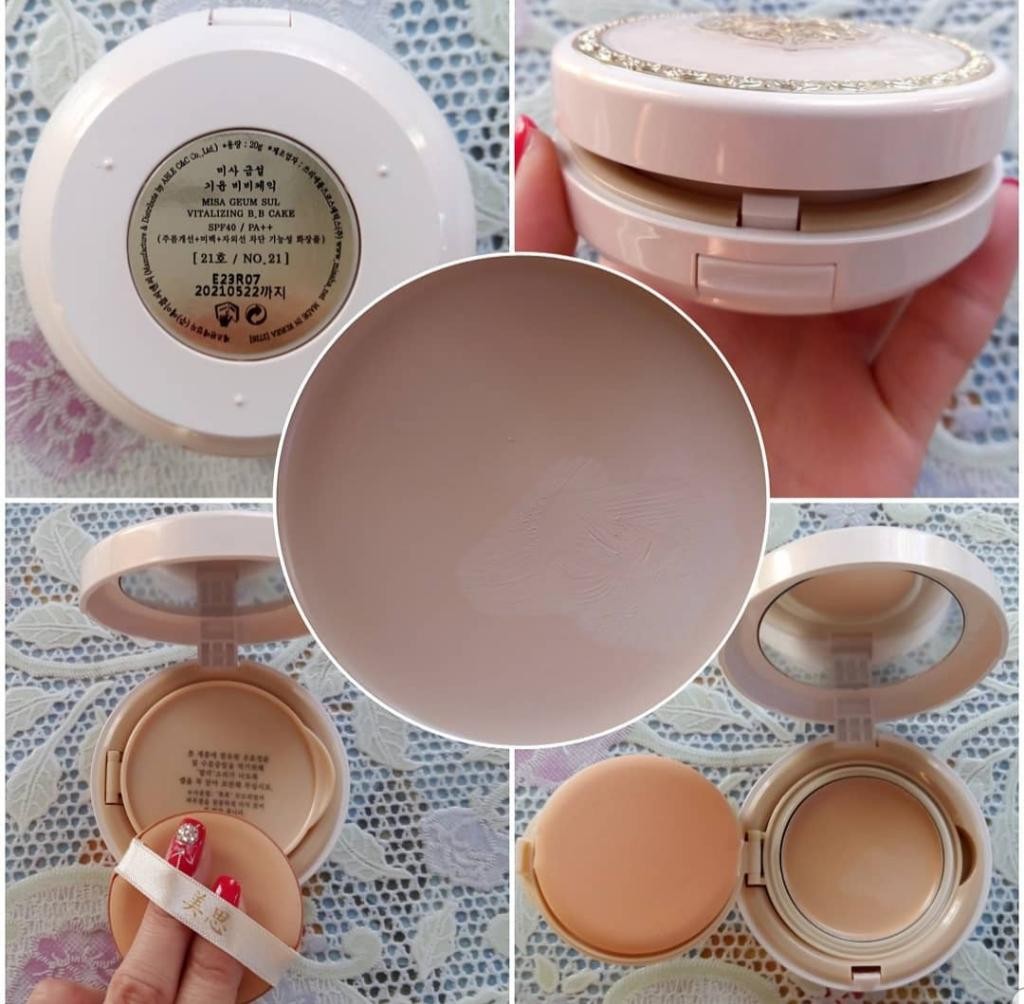 Missha Geum Sul Vitalizing BB Cake SPF40/PA++" Крем - пудра в формате кушона