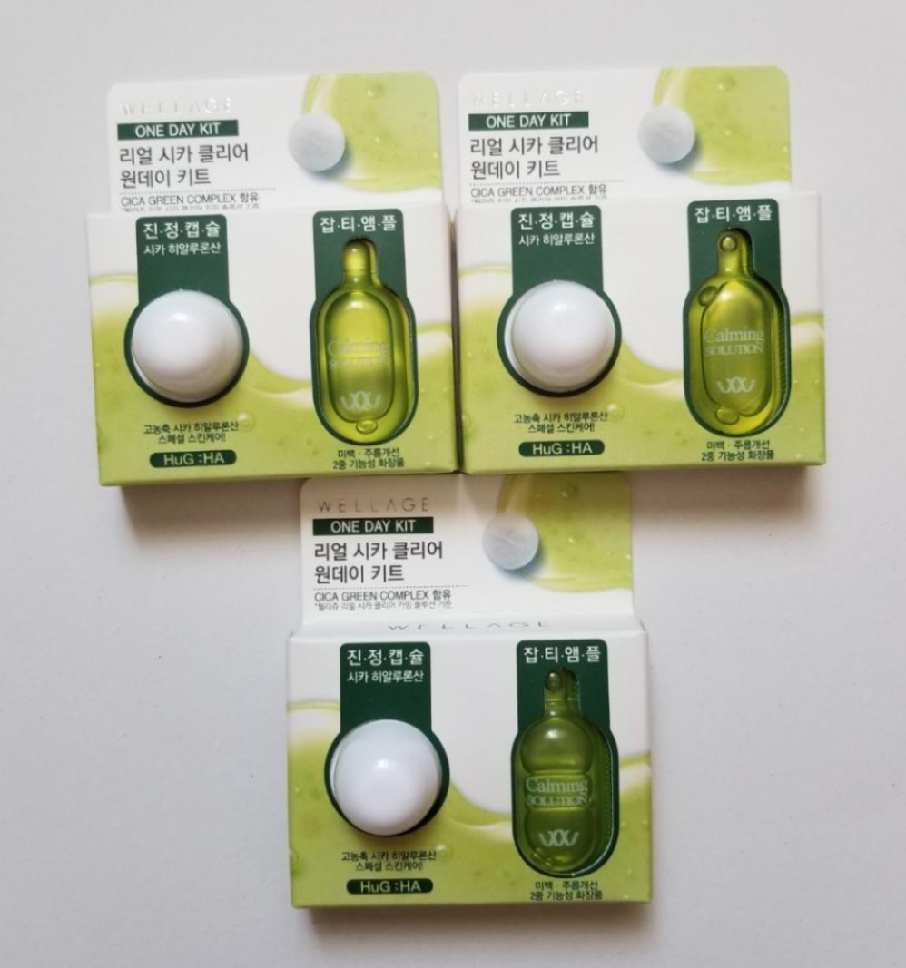 WELLAGE Real Cica Clear One Day" Серум для проблемной и чувствительной кожи