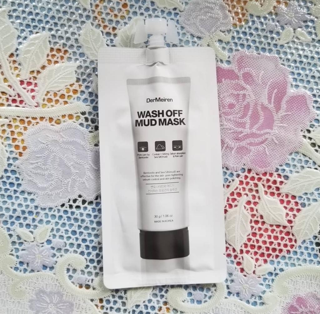 DERMEIREN Wash Off Mud Mask Грязевая маска для очищения и сужения пор