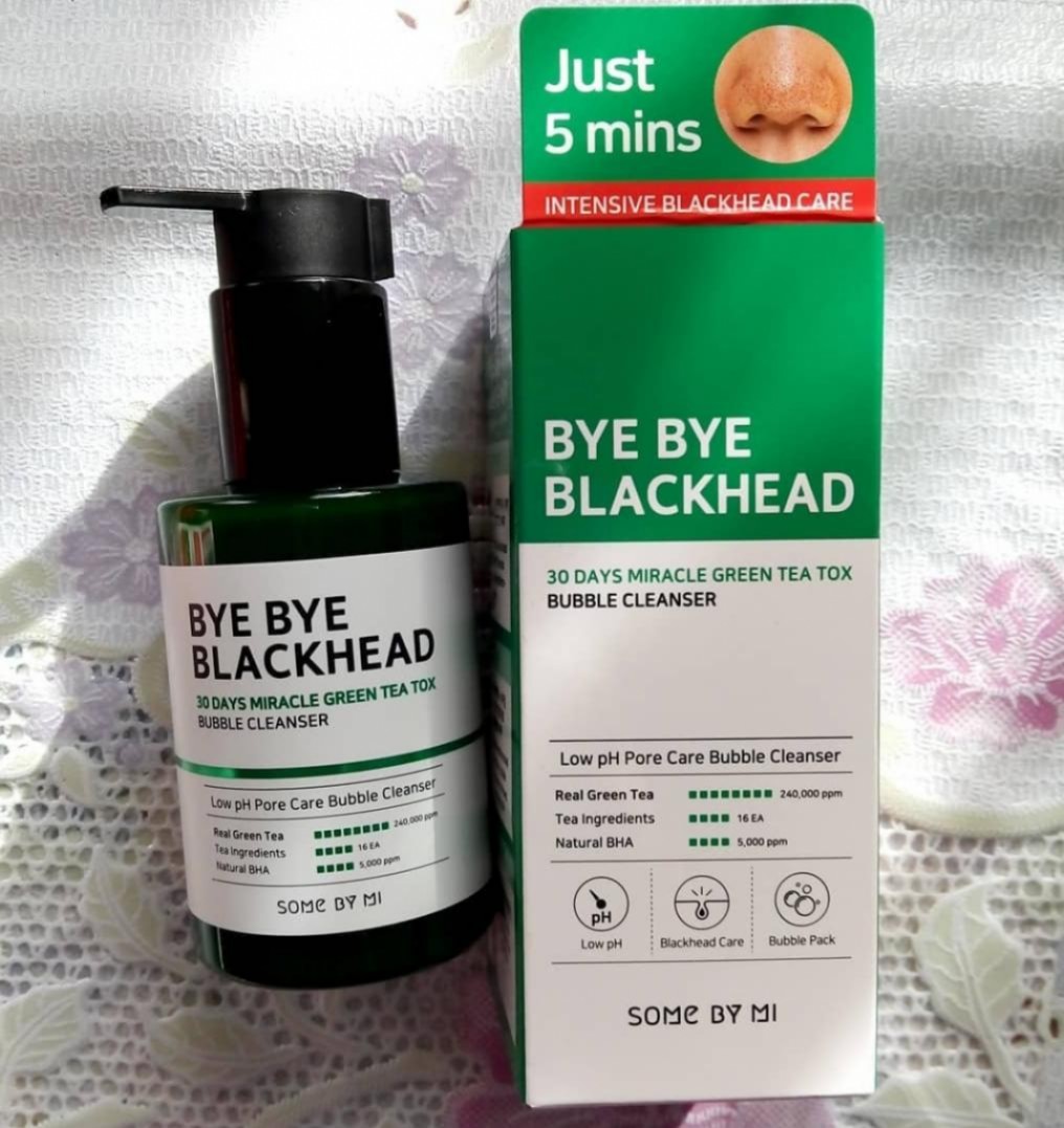 Some By Mi Bye Bye Blackhead Bubble Cleanser Кислородное очищающее средство против чёрных точек
