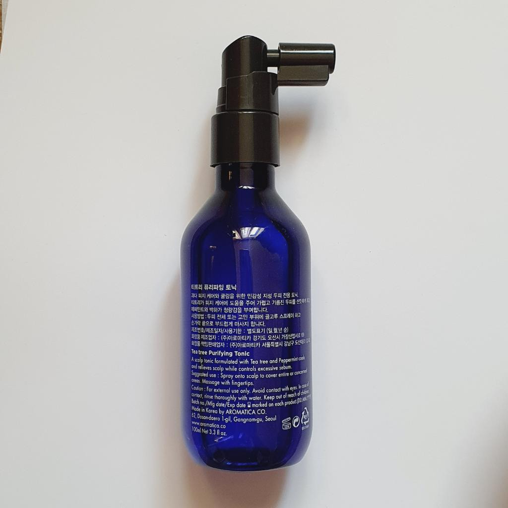 AROMATICA Tea Tree Purifying Tonic Тоник для жирной кожи головы с чайным деревом.