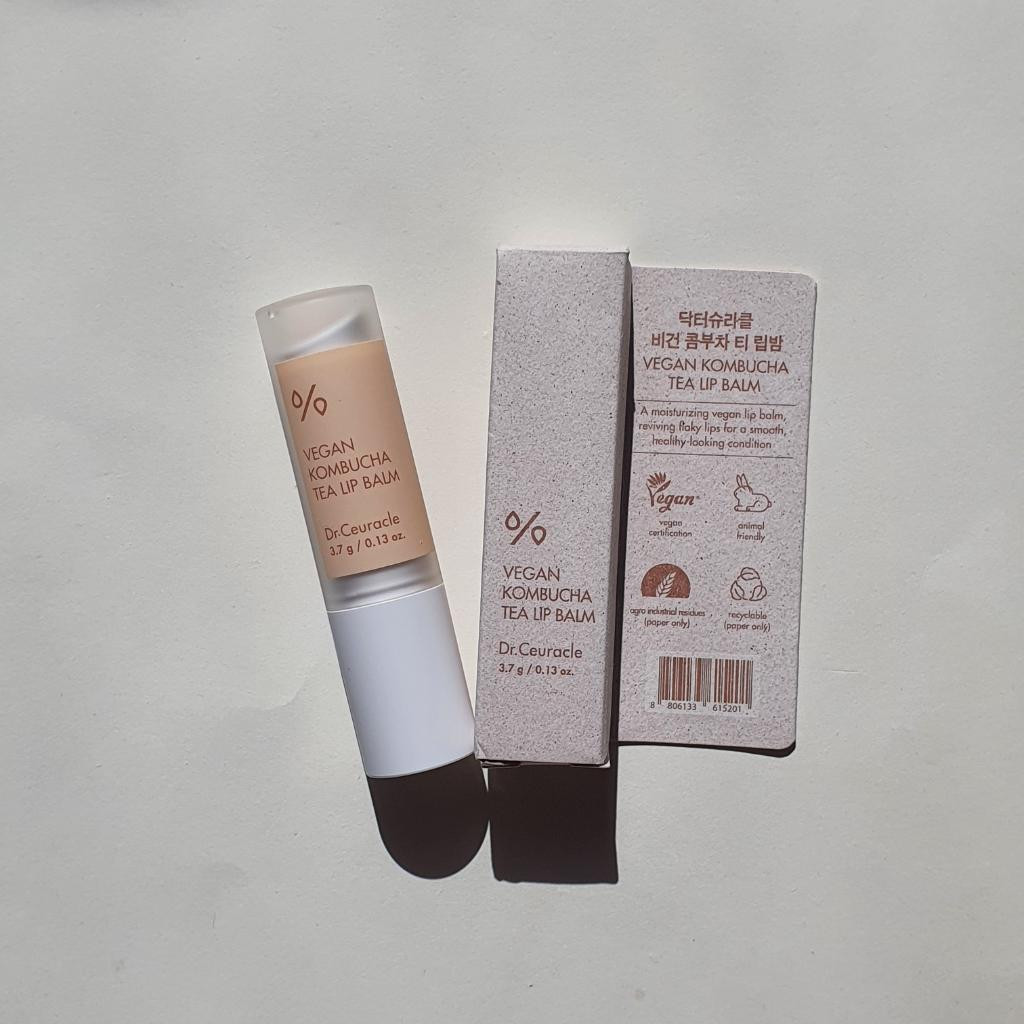 Dr Ceuracle Vegan Kombucha Tea Lip Balm Веганский бальзам для губ с чаем комбуча
