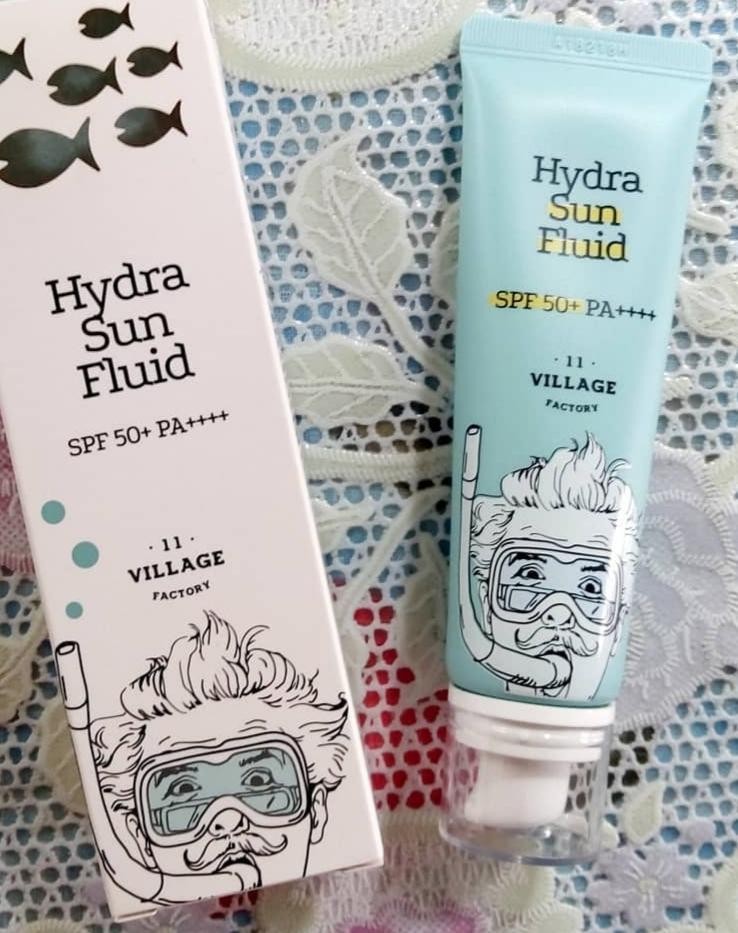 Village 11 Factory Hydra Sun Fluid SPF50+ PA++++ Увлажняющий солнцезащитный флюид