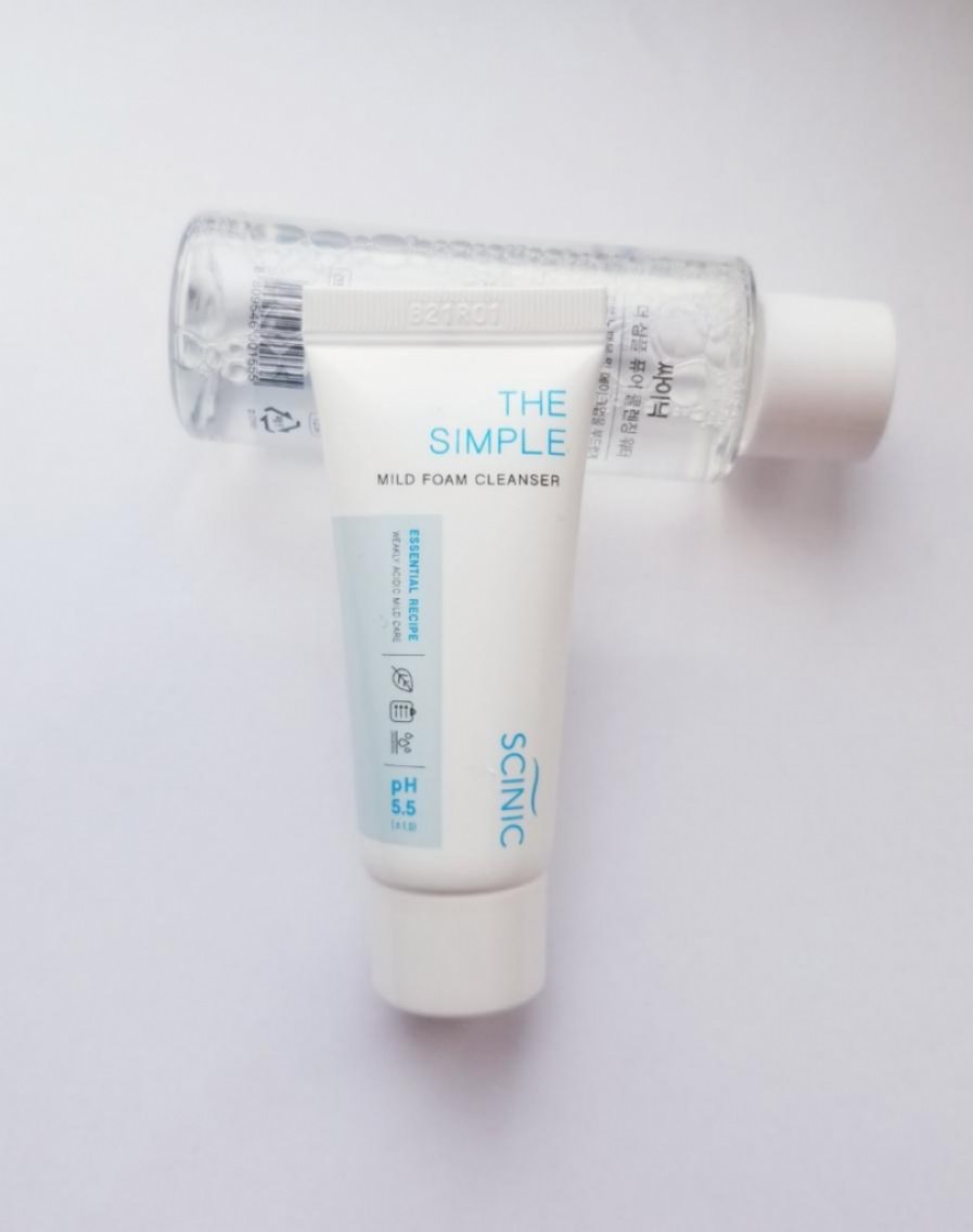 Scinic The Simple Washing Foam Слабокислотная пенка для умывания