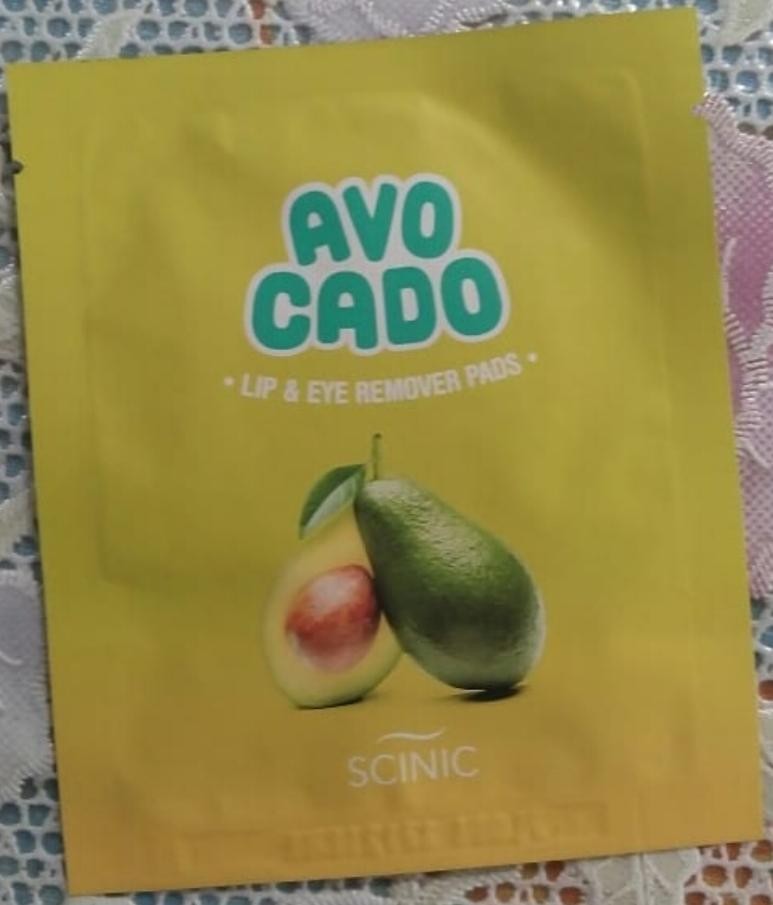 Scinic Avocado Lip And Eye Remover Pads Средство для снятия макияжа