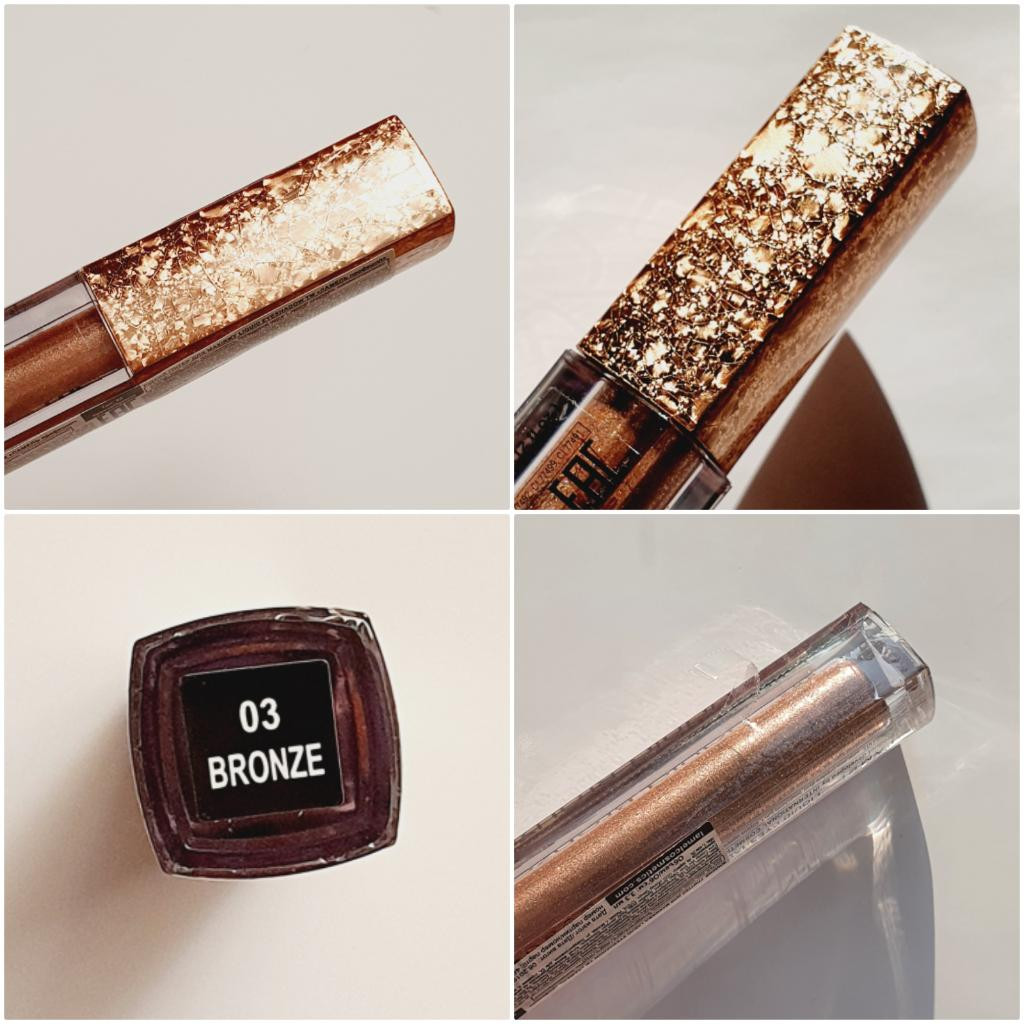 Lamel Professional Liquid Eyeshadow (eyes, lips, face) Жидкий глиттер в отенке "03 Bronze".