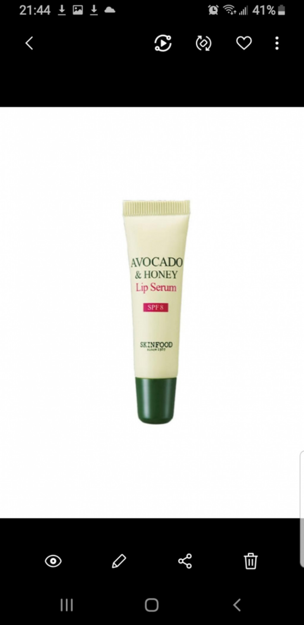 SKINFOOD Avocado & Honey spf 8 солнцезащитная сыворотка для губ.