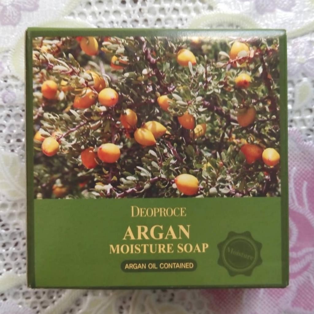 DEOPROCE Argan Moisture Soap Увлажняющее мыло с маслом арганы.ᅠ