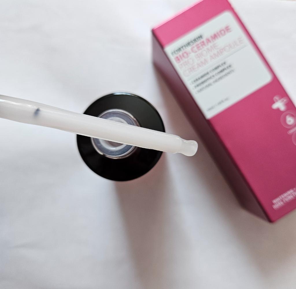 Fortheskin  Bio-ceramide pro Biome cream ampoule  Увлажняющая крем-сыворотка для лица.