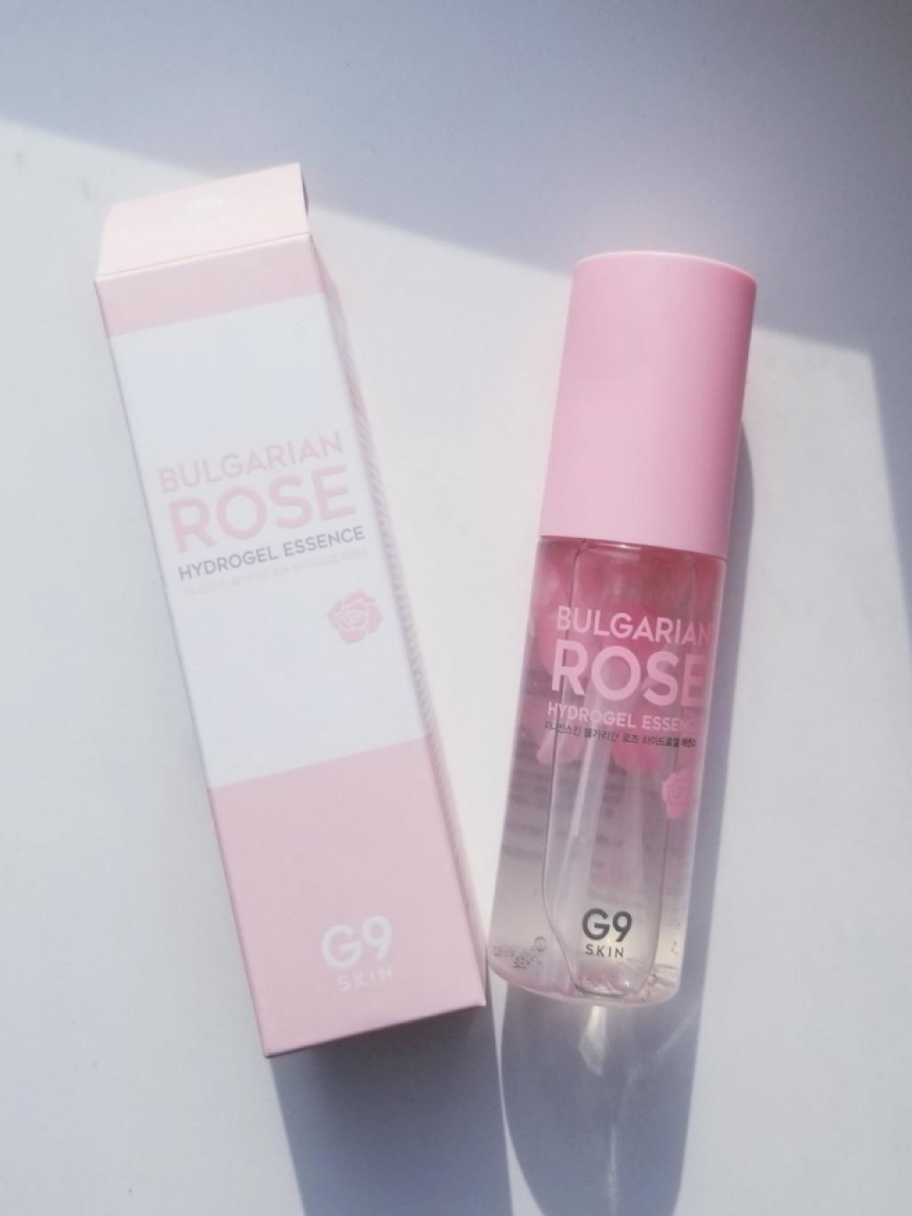 G9Skin Bulgarian Rose Hydrogel Essence Гидрогелевая эссенция с экстрактом болгарской розы
