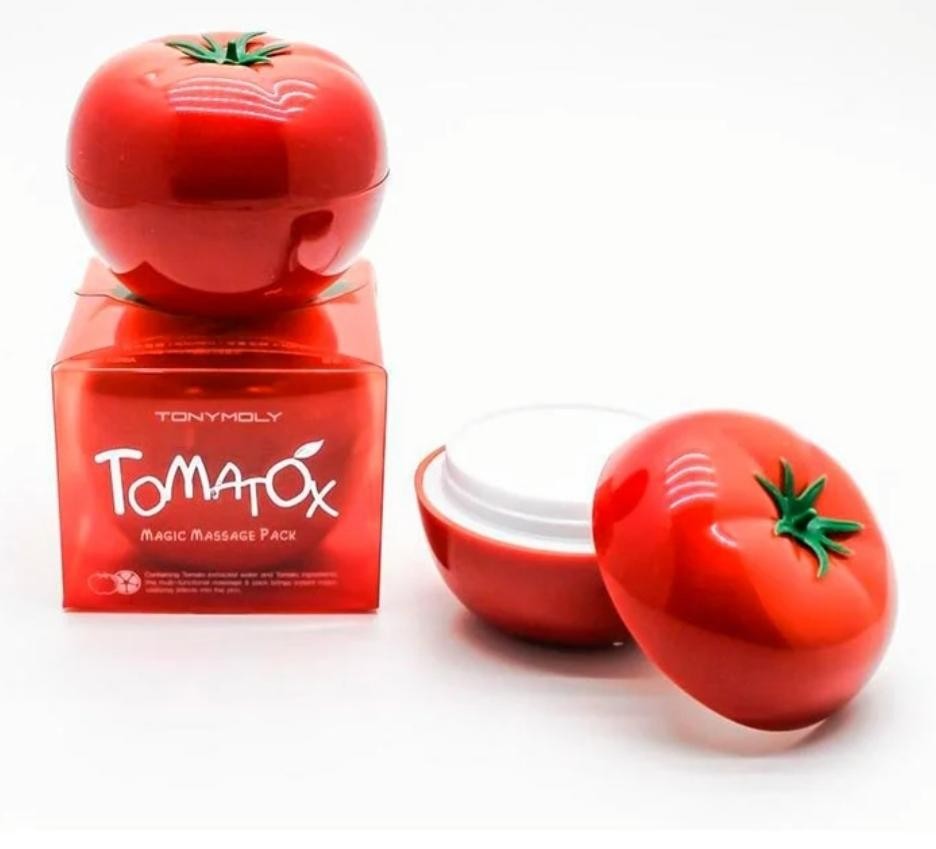 Tony Moly Tomatox Magic White Massage Pack Томатная маска для лица с эффектом массажа.