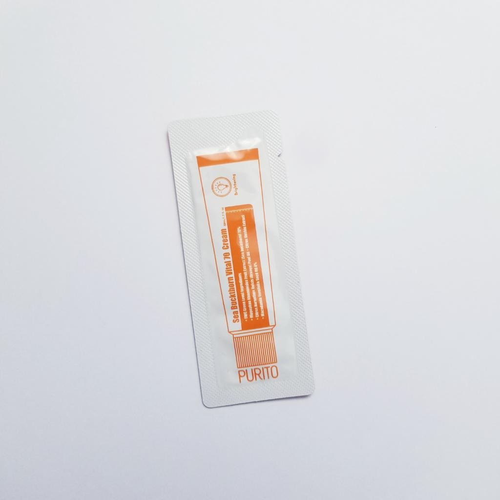 Purito Sea Buckthorn Vital 70 Cream  Витаминный крем с экстрактом облепихи.