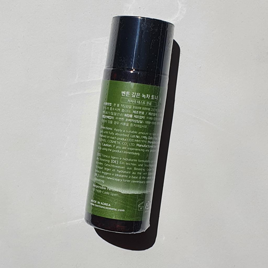 Benton Deep Green Tea Toner Тонер с зелёным чаем