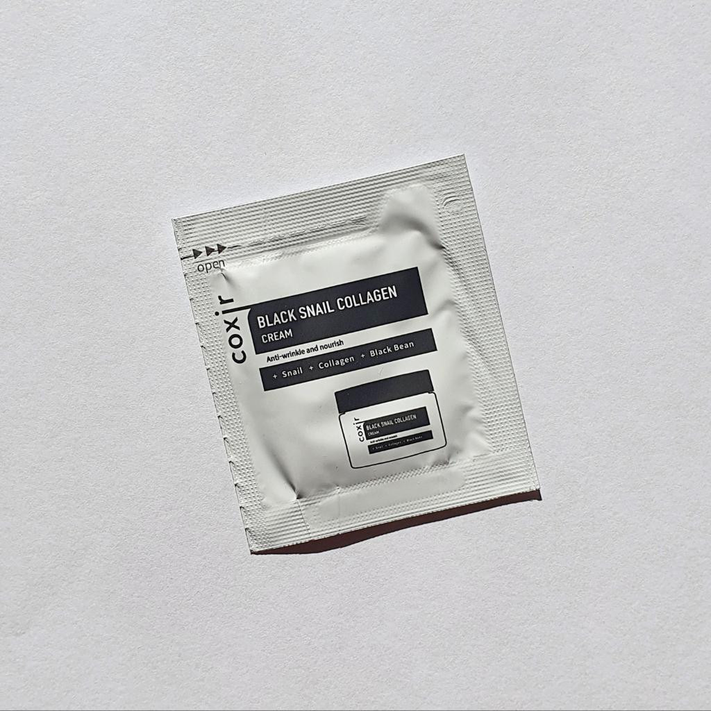 Coxir Black Snail Collagen Cream Крем для лица от морщин с муцином чёрной улитки и коллагеном.