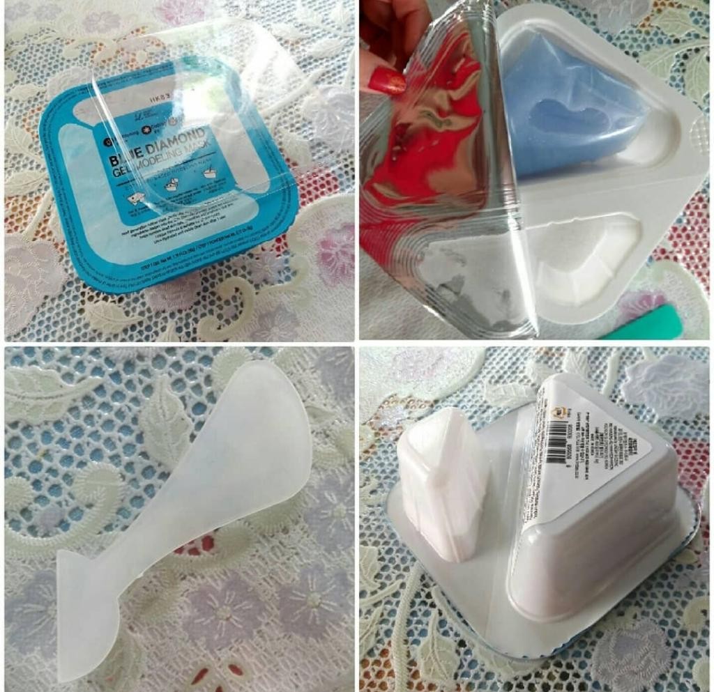 Lindsay home Aesthetics blue diamond gel modeling mask Моделирующая альгинантная гелевая маска с алмазной пудрой.