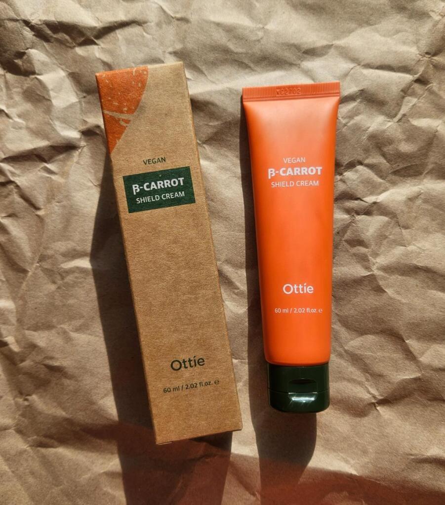 Ottie Vegan Beta-Carrot Shield Cream Веганский укрепляющий крем с гидролатом моркови