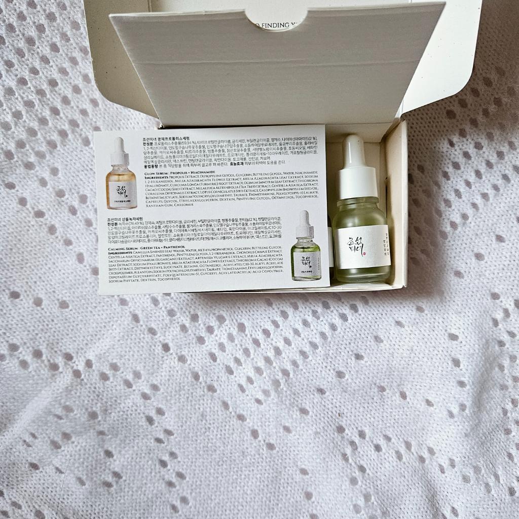 Beauty of Joseon Calming Serum Green tea Panthenol Антиоксидантная успокаивающая сыворотка