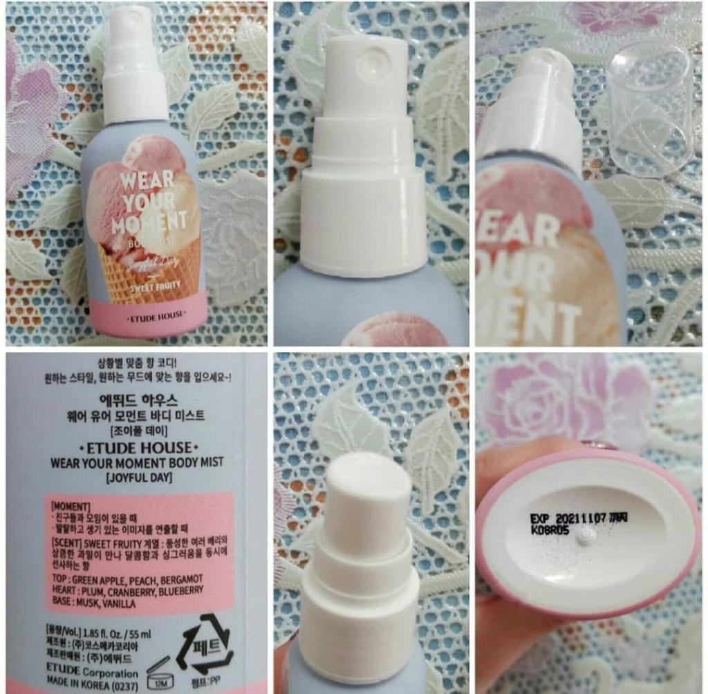 Etude House Wear Your Moment Body Mist Ароматизированный мист для тела