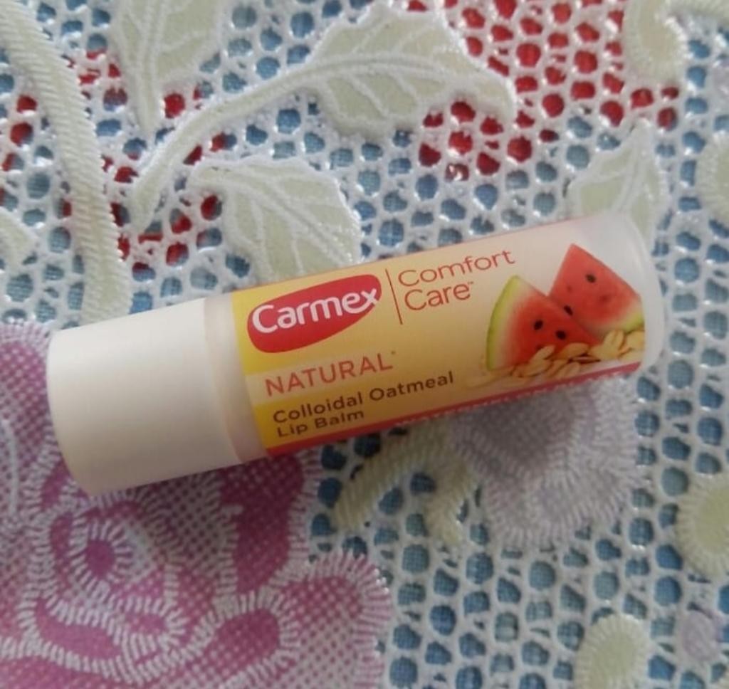Carmex Comfort Care Natural Colloidal Oatmeal Lip Balm Watermelon Blast Бальзам для губ