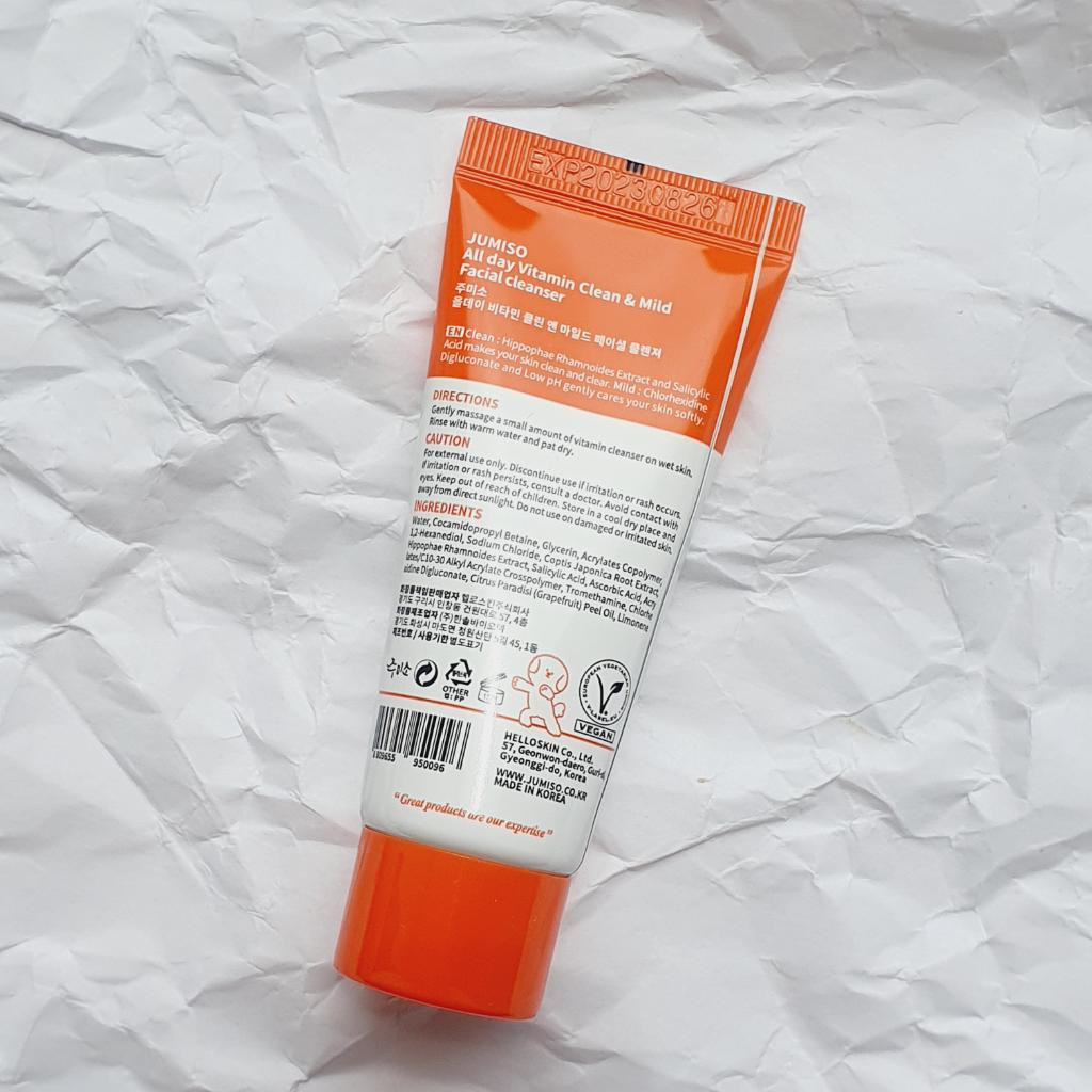 Jumiso All day Vitamin Clean&Mild Facial Cleanser Мягкий гель для умывания