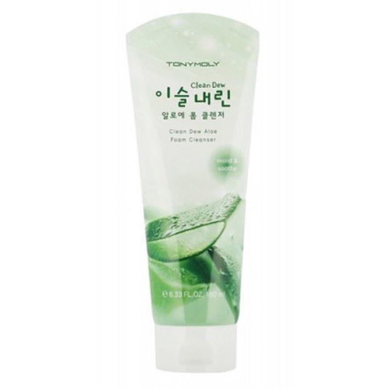 Tony Moly Clean Dew Aloe Foam Cleanser Пенка для умывания с экстрактом алоэ