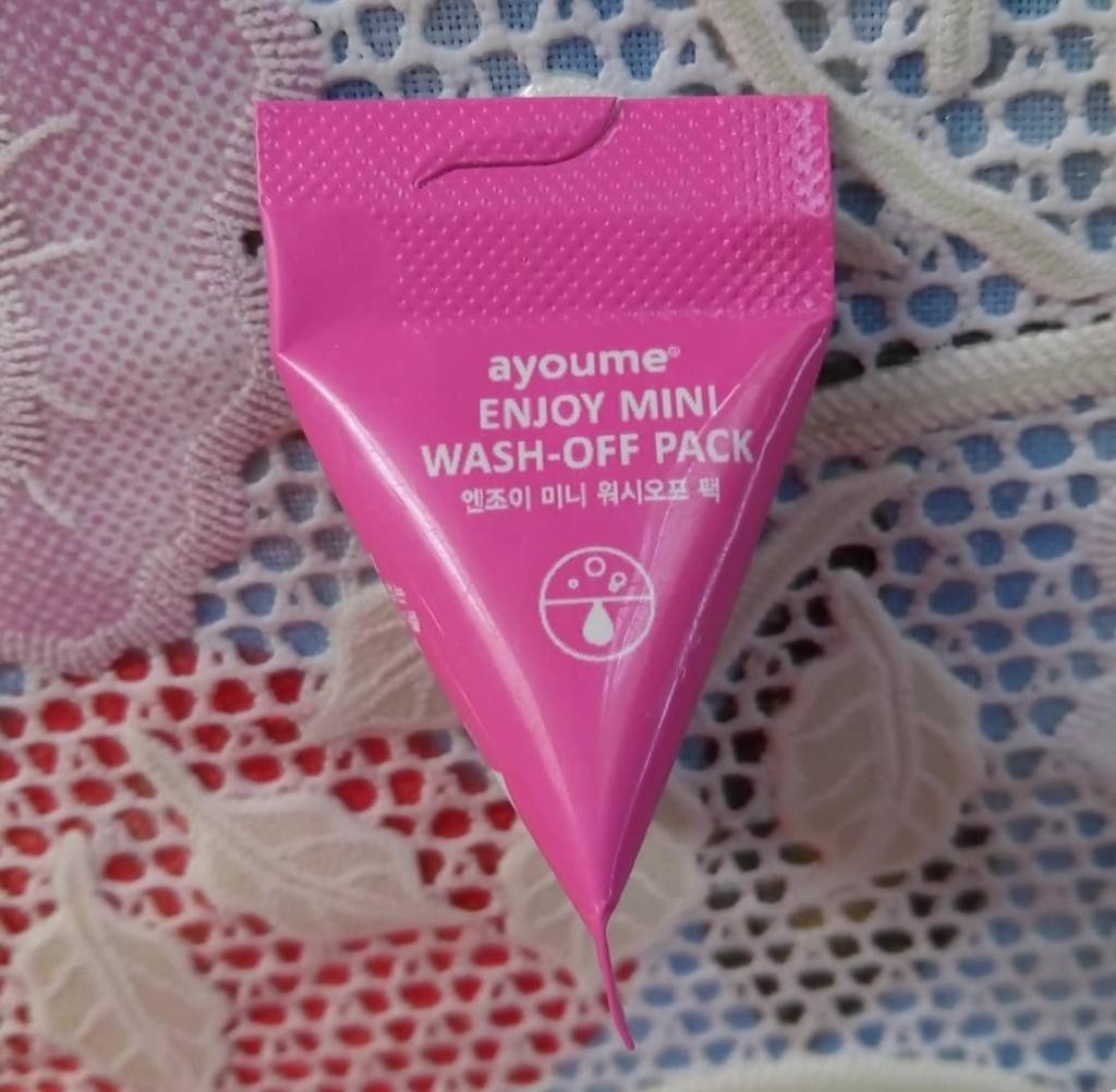 AYOUME enjoy mini wash-off pack Матирующая и очищающая маска для лица.