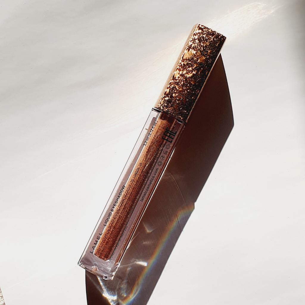 Lamel Professional Liquid Eyeshadow (eyes, lips, face) Жидкий глиттер в отенке "03 Bronze".