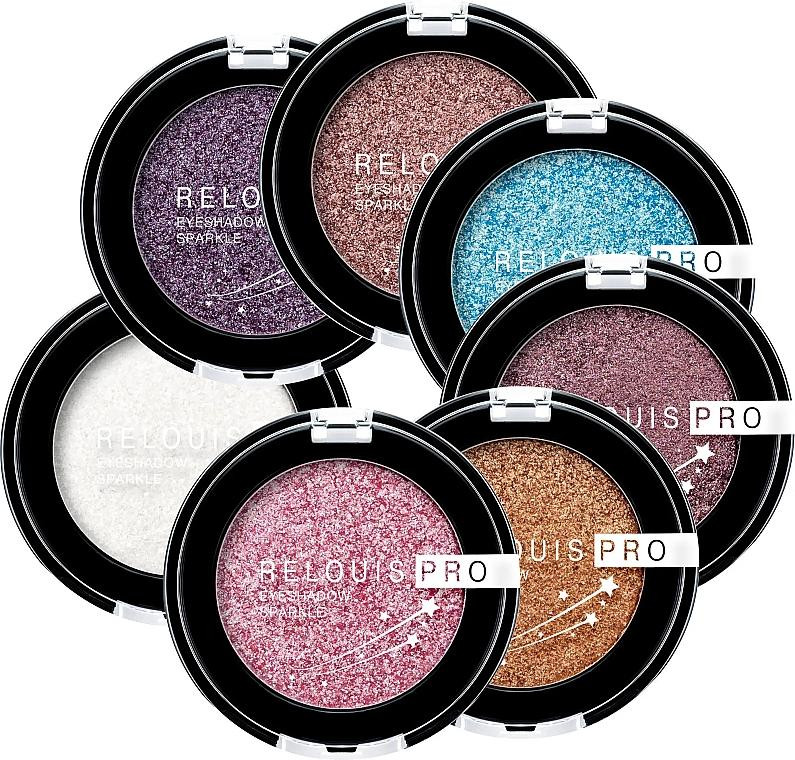 RELOUIS PRO Eyeshadow Sparkle Тени для век в оттенке 07 Purple Smoky.
