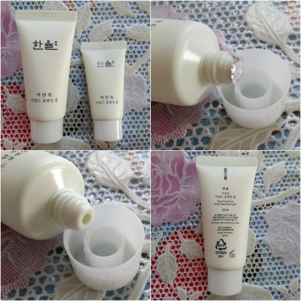 Hanyul Pure Artemisia Mild Cleansing Foam Мягкая очищающая пенка для умывания.