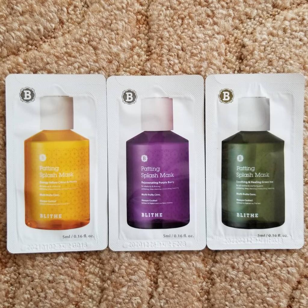 Blithe Patting Splash Mask Energy Yellow Citrus&Honey - жёлтая сплеш-маска  для осветления
