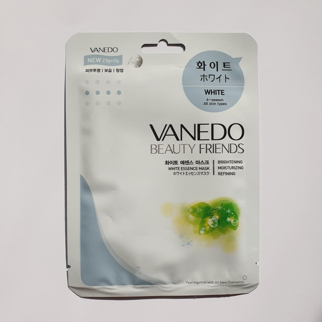 Vanedo Beauty Friends mask  Выравнивающая тон кожи маска для лица с арбутином