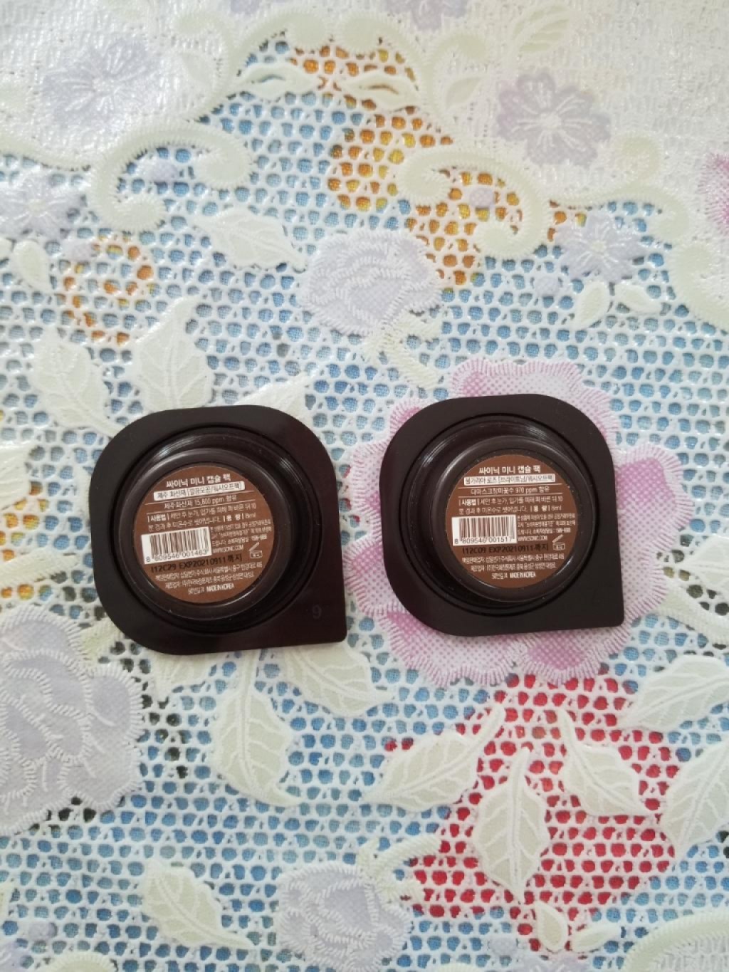 Scinic Mini Capsule Pack Капсульные глиняные маски -  с розой (Clay Bulgarian Rose) с вулканическим пеплом (Clay Jeju Volcanic)