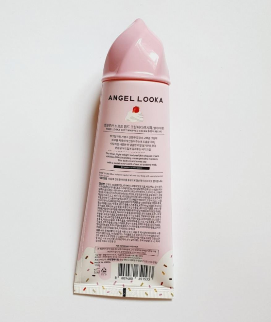 Angel Looka Whipped Cream Body Recipe Крем для тела с ароматом клубники.