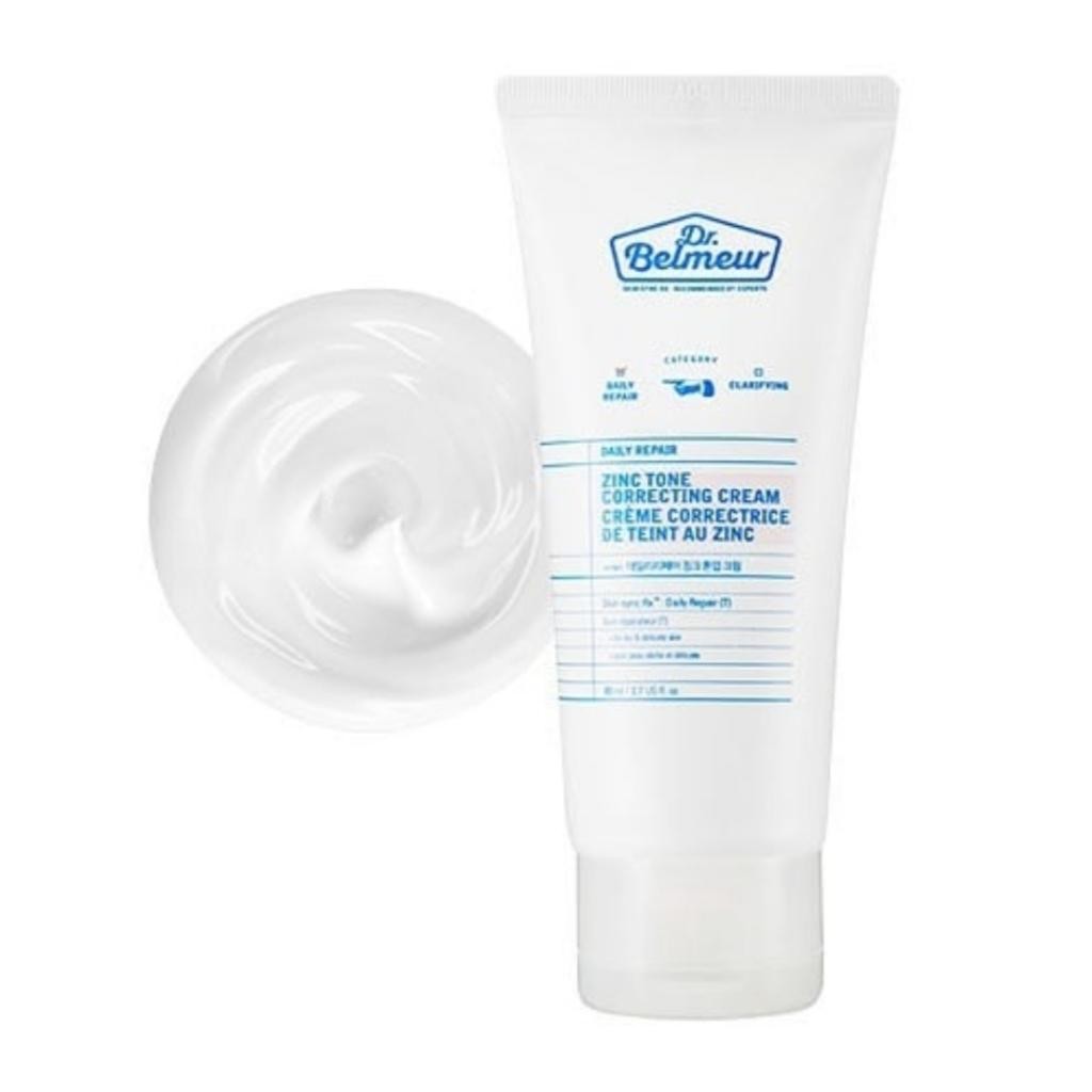THE FACE SHOP Dr.Belmeur Zinc Tone Correcting Cream Daily Repair Крем с цинком для проблемной кожи