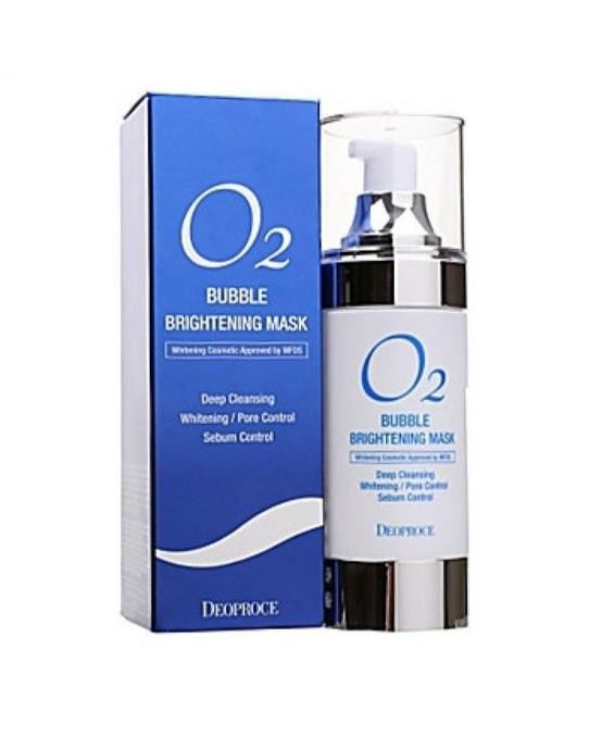 DEOPROCE O2 Bubble Brightening Mask Осветляющая кислородная маска