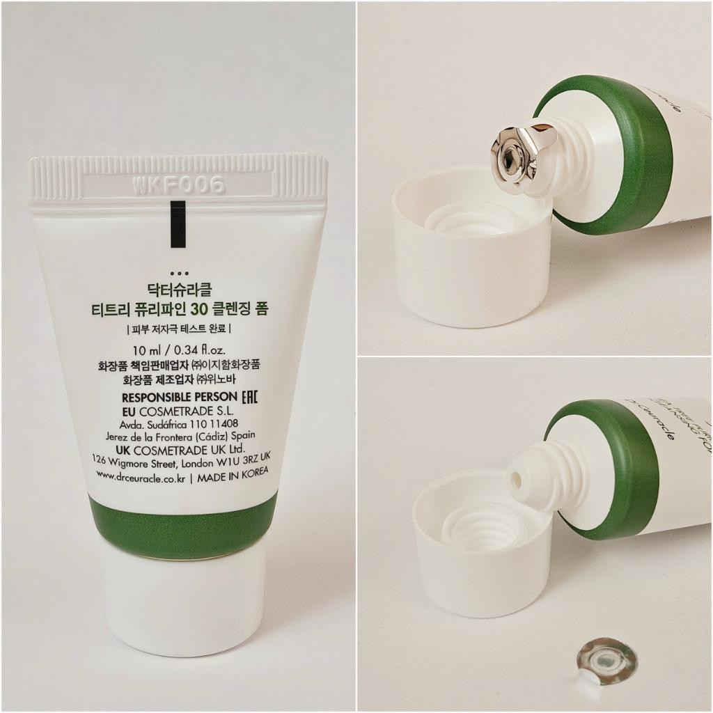 Dr.Ceuracle﻿ Tea Tree Purifine Cleansing Foam Мягкая очищающая пенка с чайным деревом