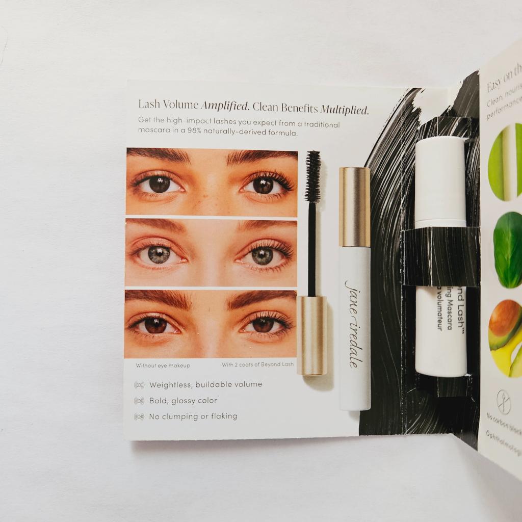 Jane Iredale beyond lash volumizing mascara black ink Объёмная чёрная тушь для ресниц.