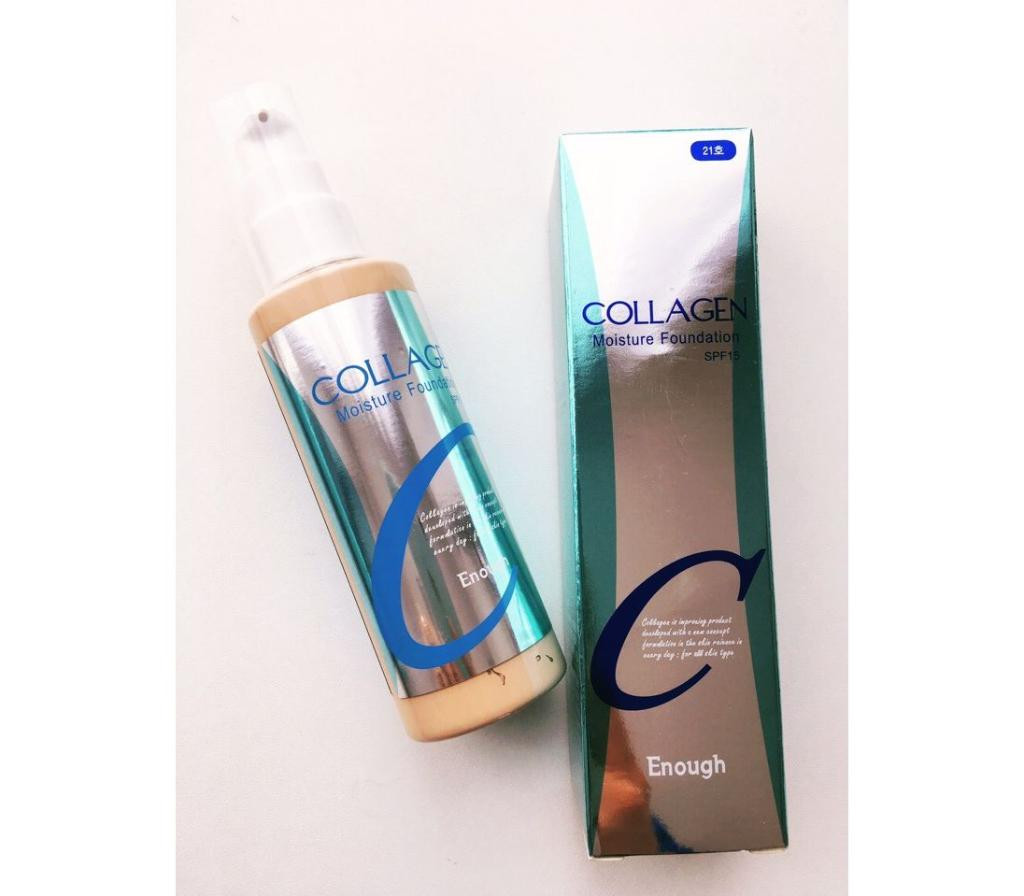 Enough Collagen Moisture Foundation SPF 15 Первый тональный крем для лица