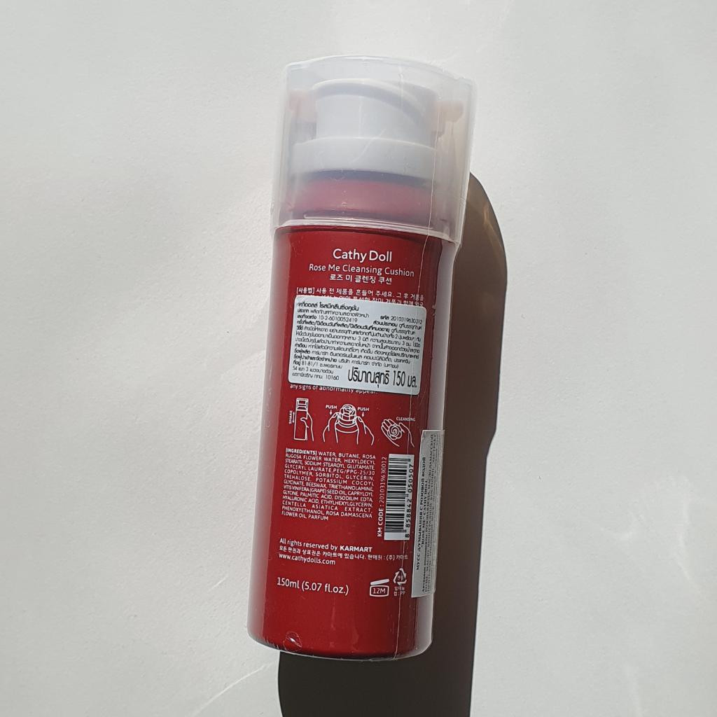 Cathy Doll Rose me cleaning cushion  Муссовая пенка для умывания с экстрактом розы
